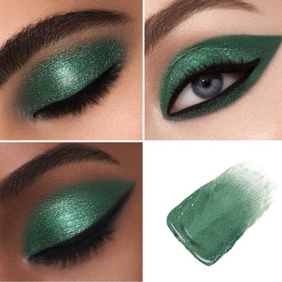 Haus Labs Glam Attack Liquid Shimmer Powder Green New in Box Intense Pigment - Picture 2 of 5